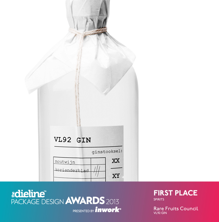 VL92 Gin wins prestigious Dieline Award