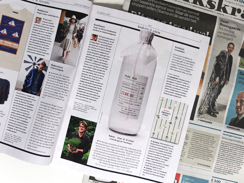 VL92 Gin in Volkskrant Magazine